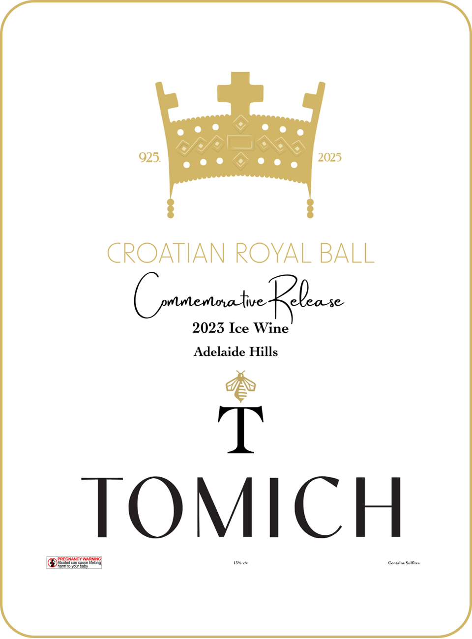 Tomich ‘Limited Edition’ Croatian Royal Ball Ice Wine 2023